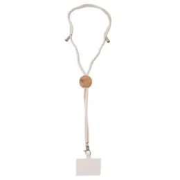Straight Bamboo Disc Cotton Cell Phone Holder
